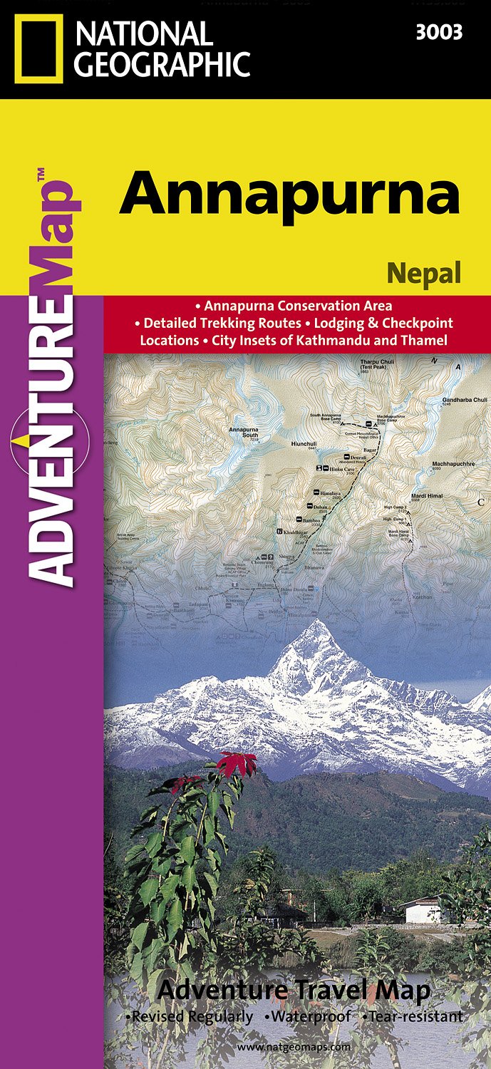 Annapurna: National Geographic Adventure Map 1:135000 (National Geographic Adventure Map S.) Maps & Plans