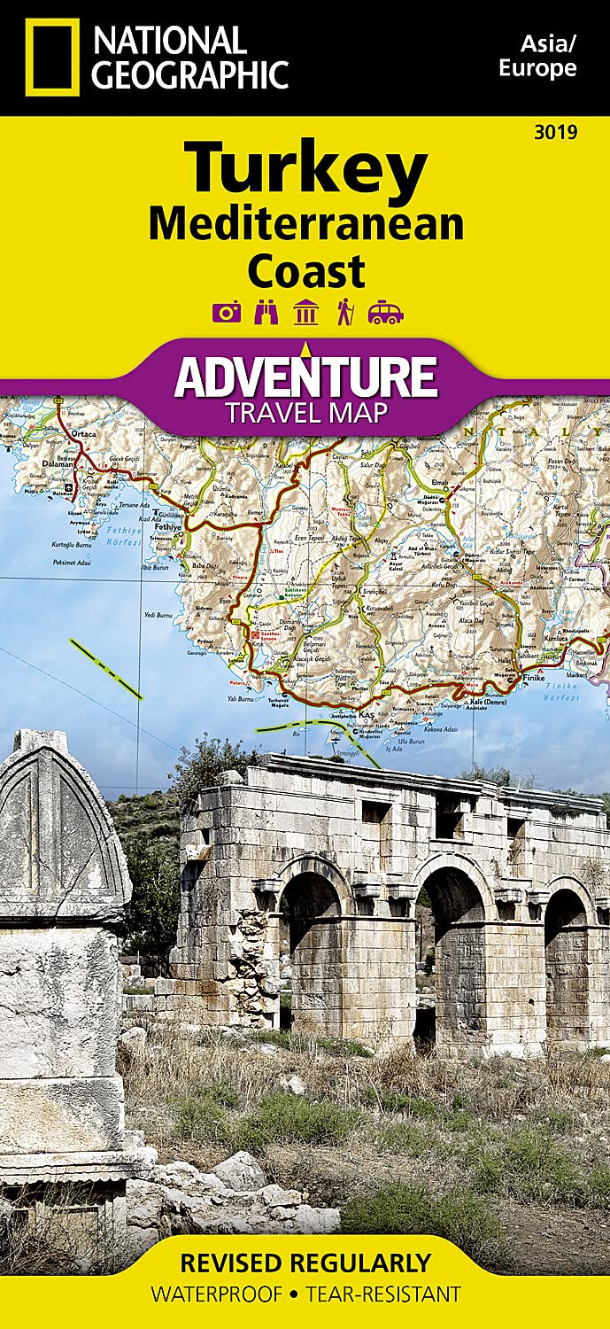 TURKEY/MEDITERRANEAN COAST 1/760.000 book