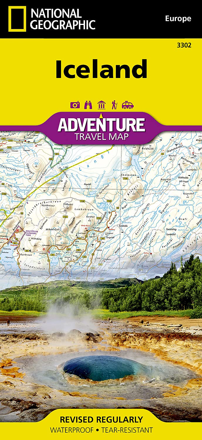 Iceland Map - Adventure Map National Geographic (National Geographic Adventure Map) book