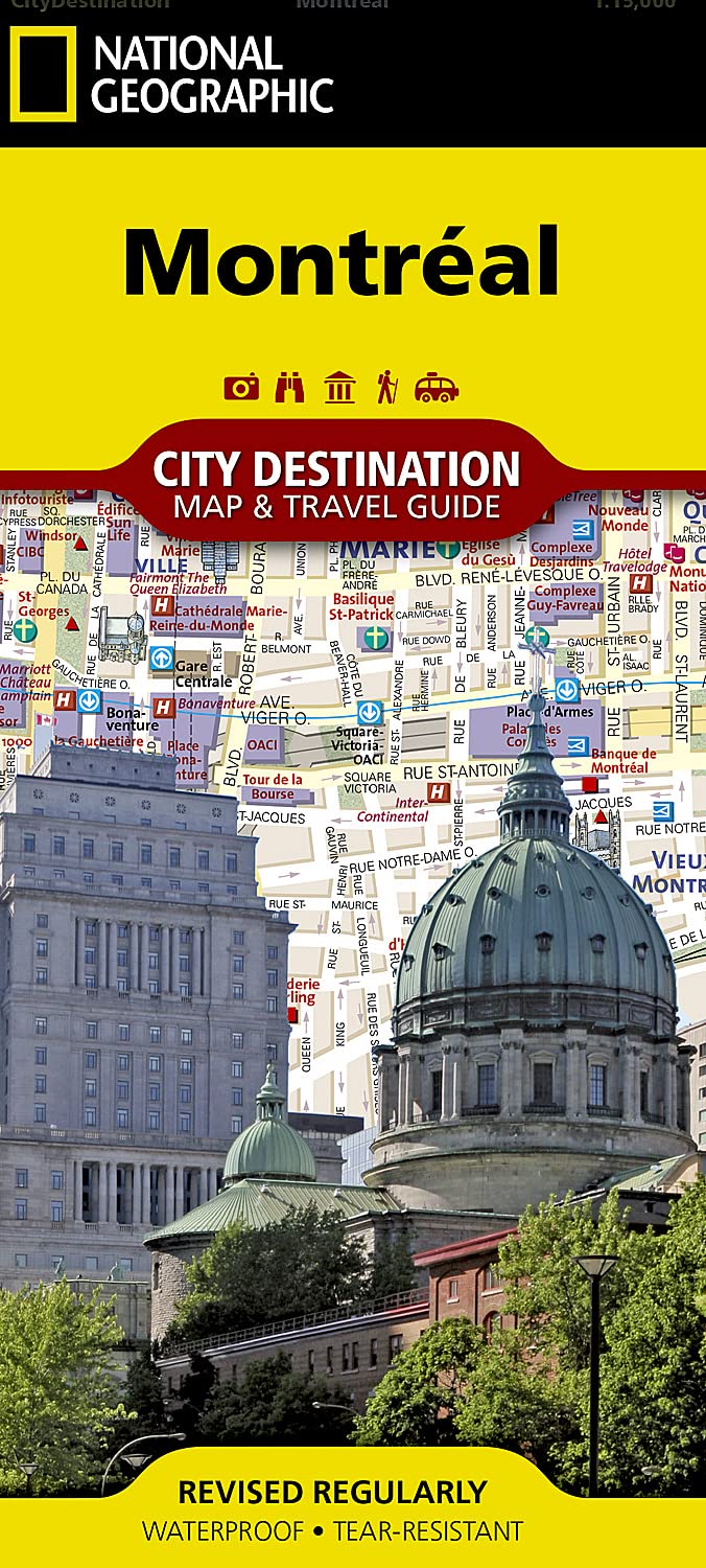 Montreal: NATIONAL GEOGRAPHIC Destination Maps: City Map & Travel Guide. Points of Interest, Additional Inset Map, Transit System, Travel Information, ... (National Geographic Destination City Map) Leisure, Home & Garden