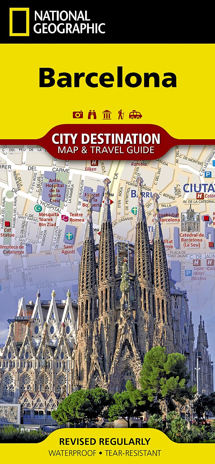 Barcelona: NATIONAL GEOGRAPHIC Destination Maps: City Map & Travel Guide. Points of Interest, Additional Inset Map, Transit System, Travel ... (National Geographic Destination City Map) Leisure, Home & Garden