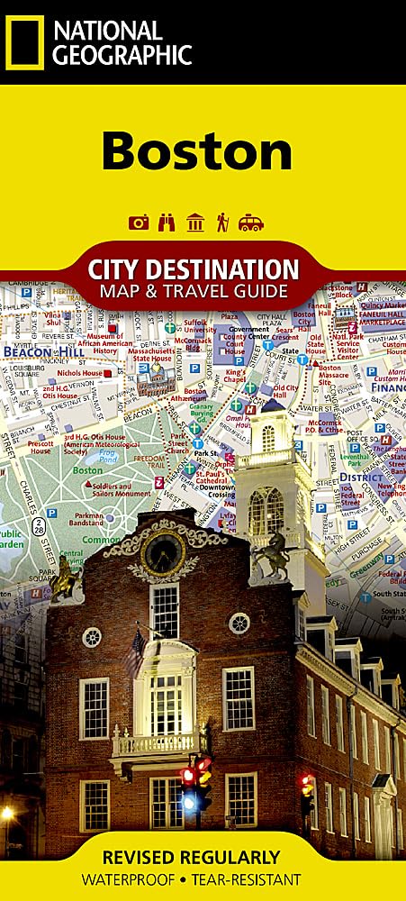 National Geographic Destination City Map Boston book