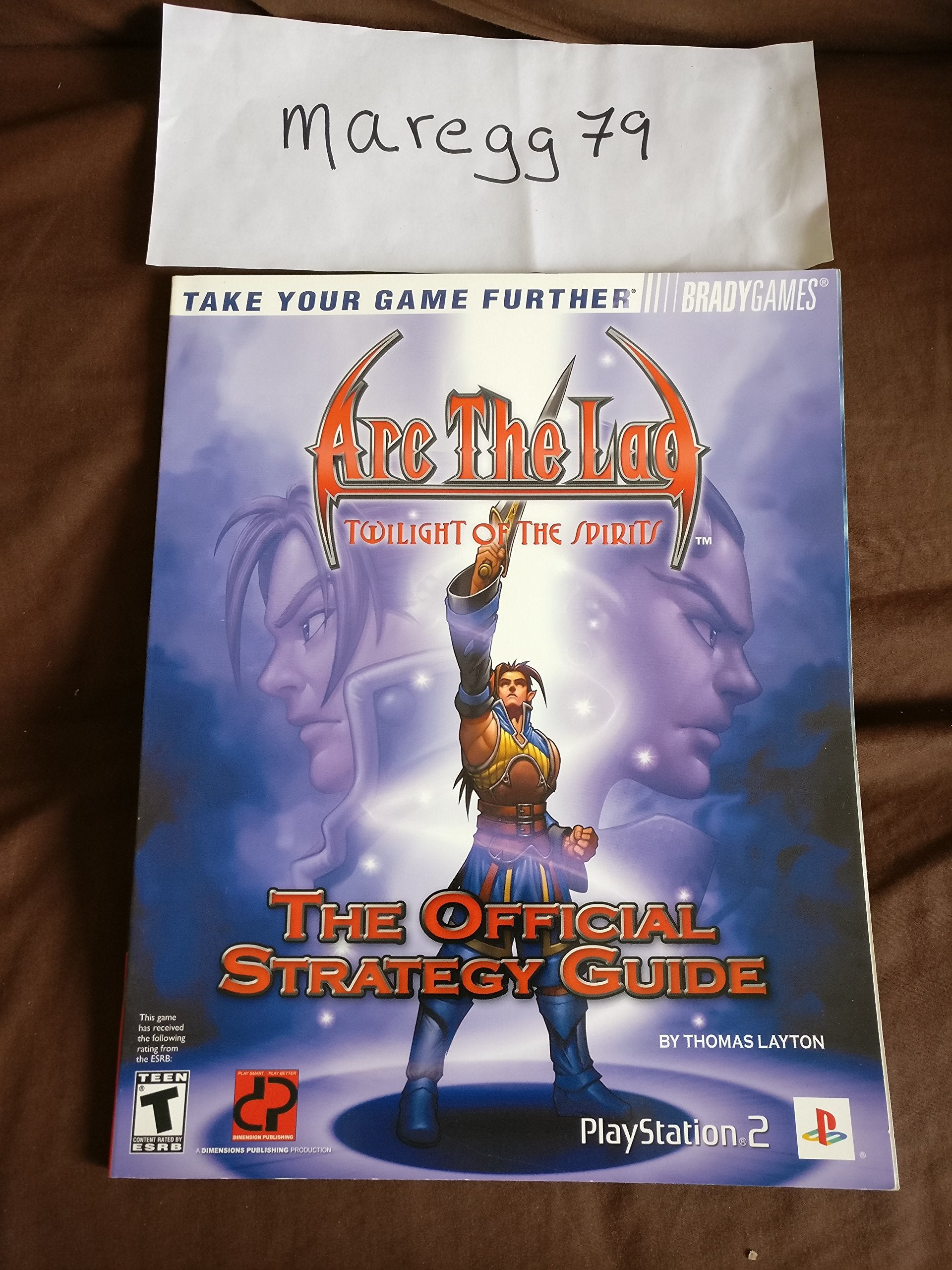 Arc the Lad: Twilight of the Spirits Official Strategy Guide Leisure & Fun