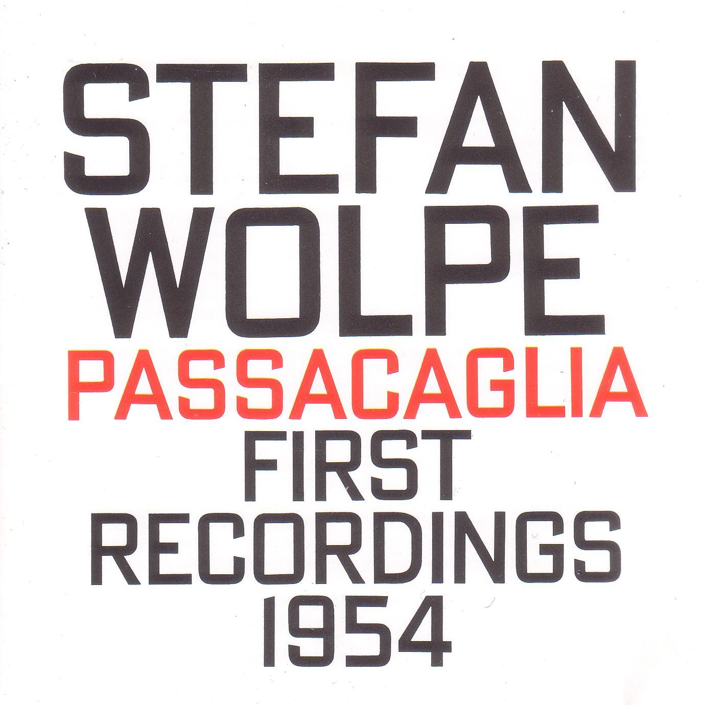 Passacaglia (Historische Erstaufnahmen 1954) Music