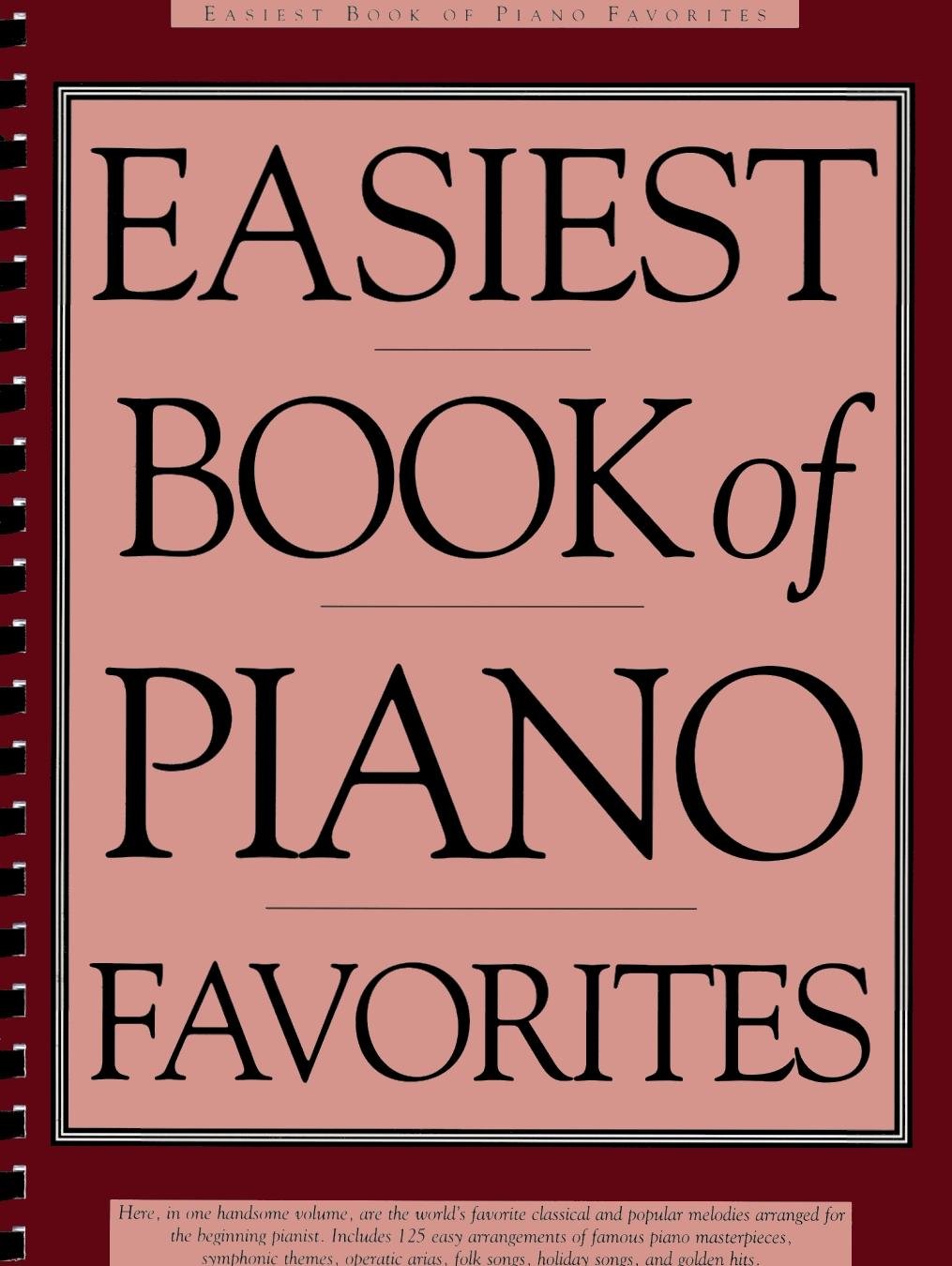 Easiest Book of Piano Favorites Social Sciences