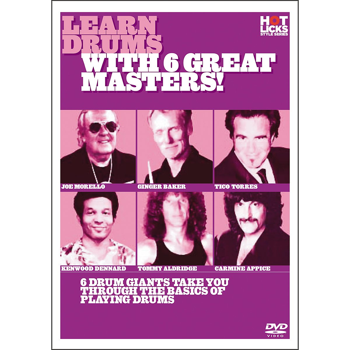 Tommy Aldridge,Joe Morello,Tico Torres-Hot Licks: Learn Drums With 6 Great dvd