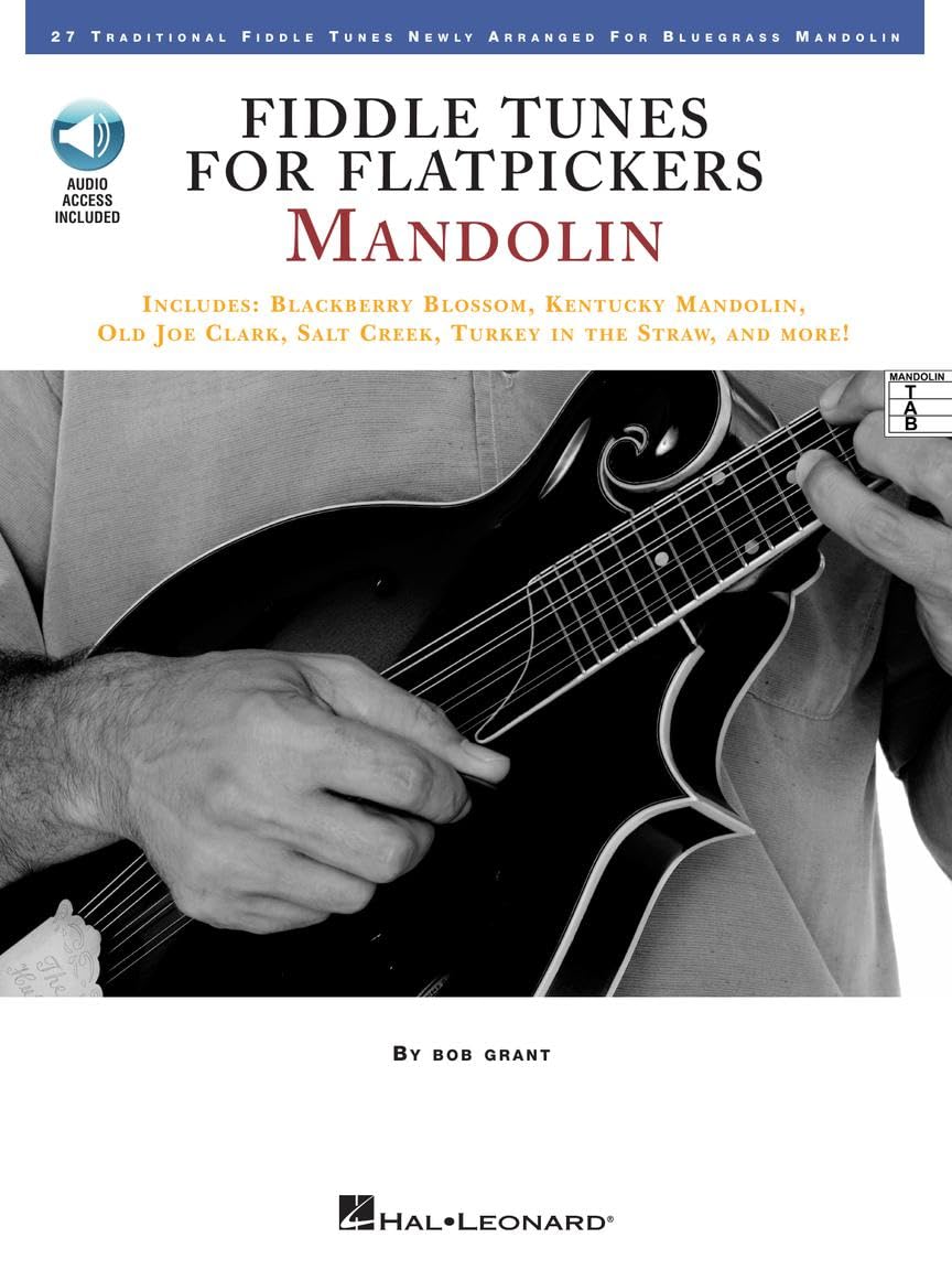 Bob Grant Fiddle Tunes For Flatpickers Mandolin Book/Cd Sheet Music