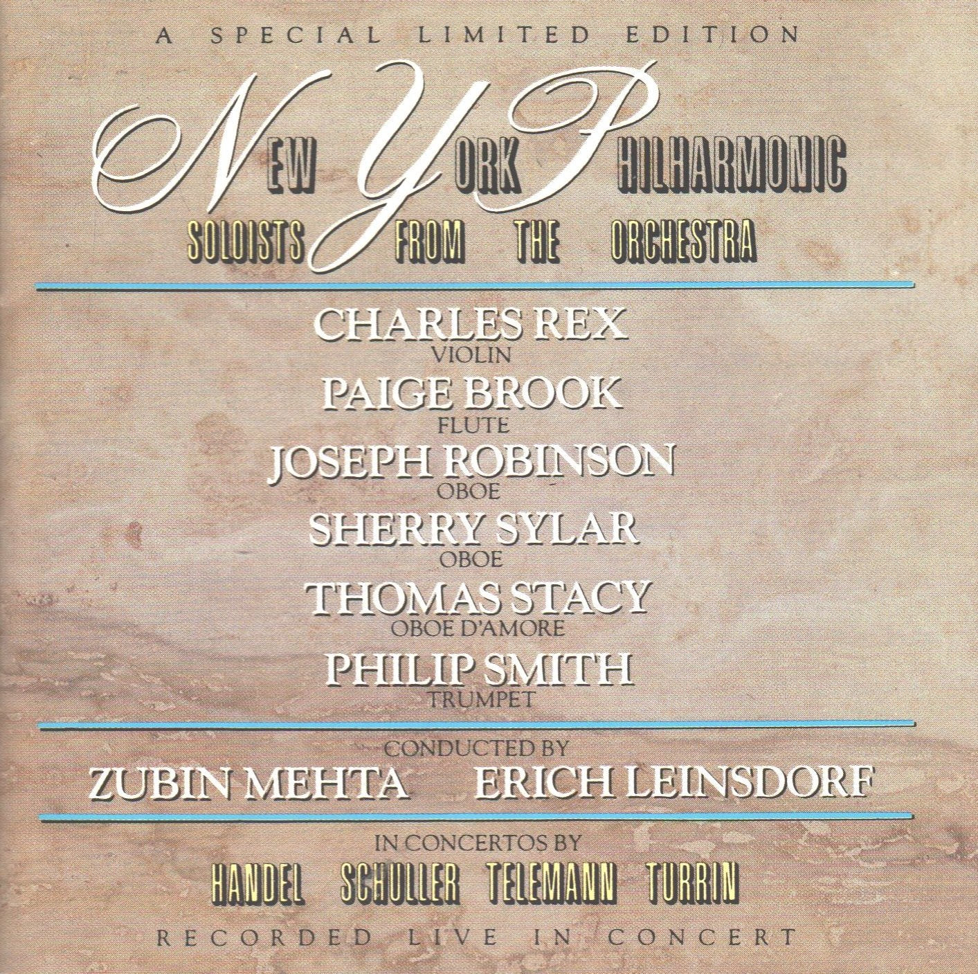 New York Philharmonic: Soloists From the Orchestra (1990 Radiothon) Music