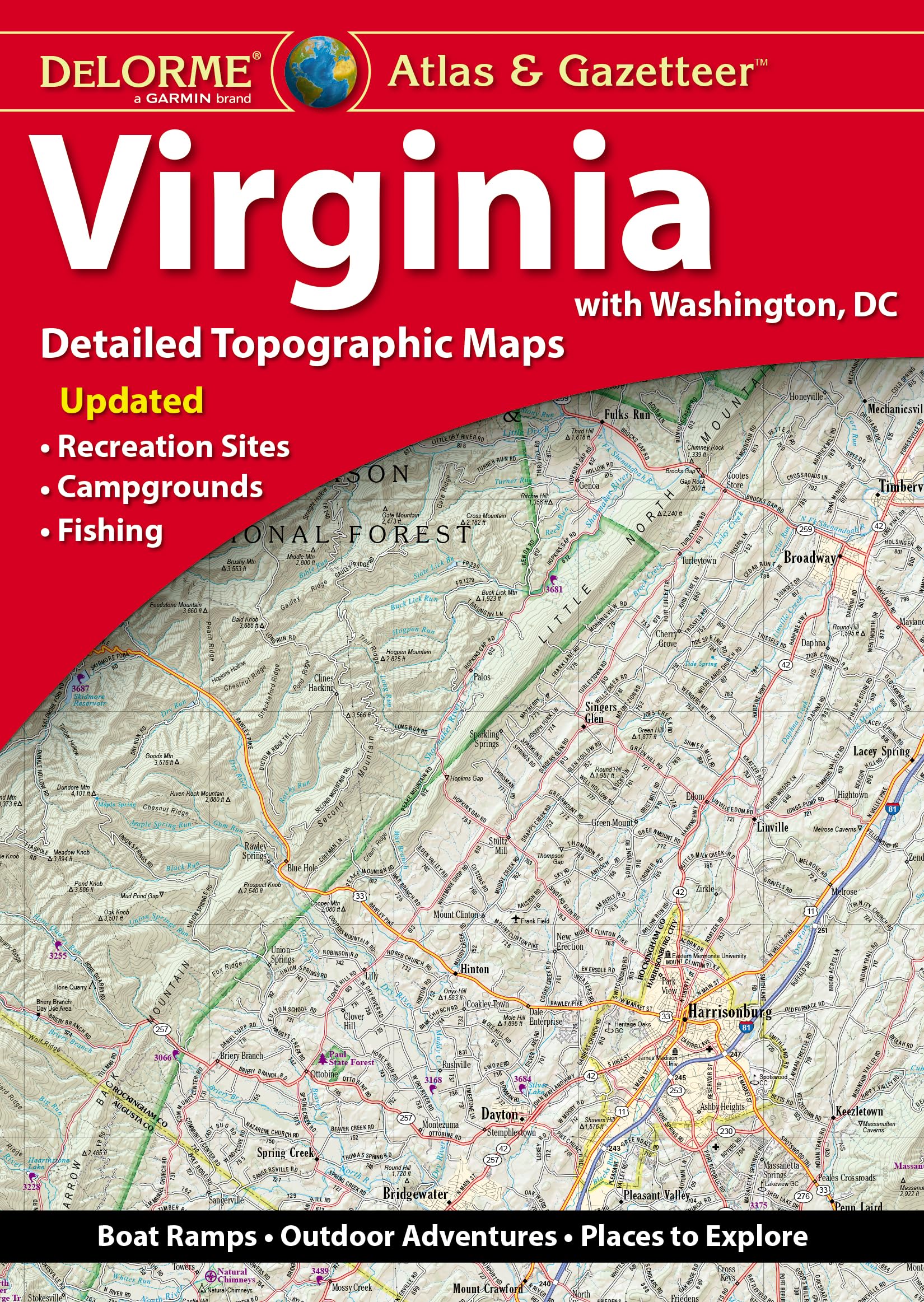 Delorme Atlas & Gazetteer: Virginia Learning & Reference