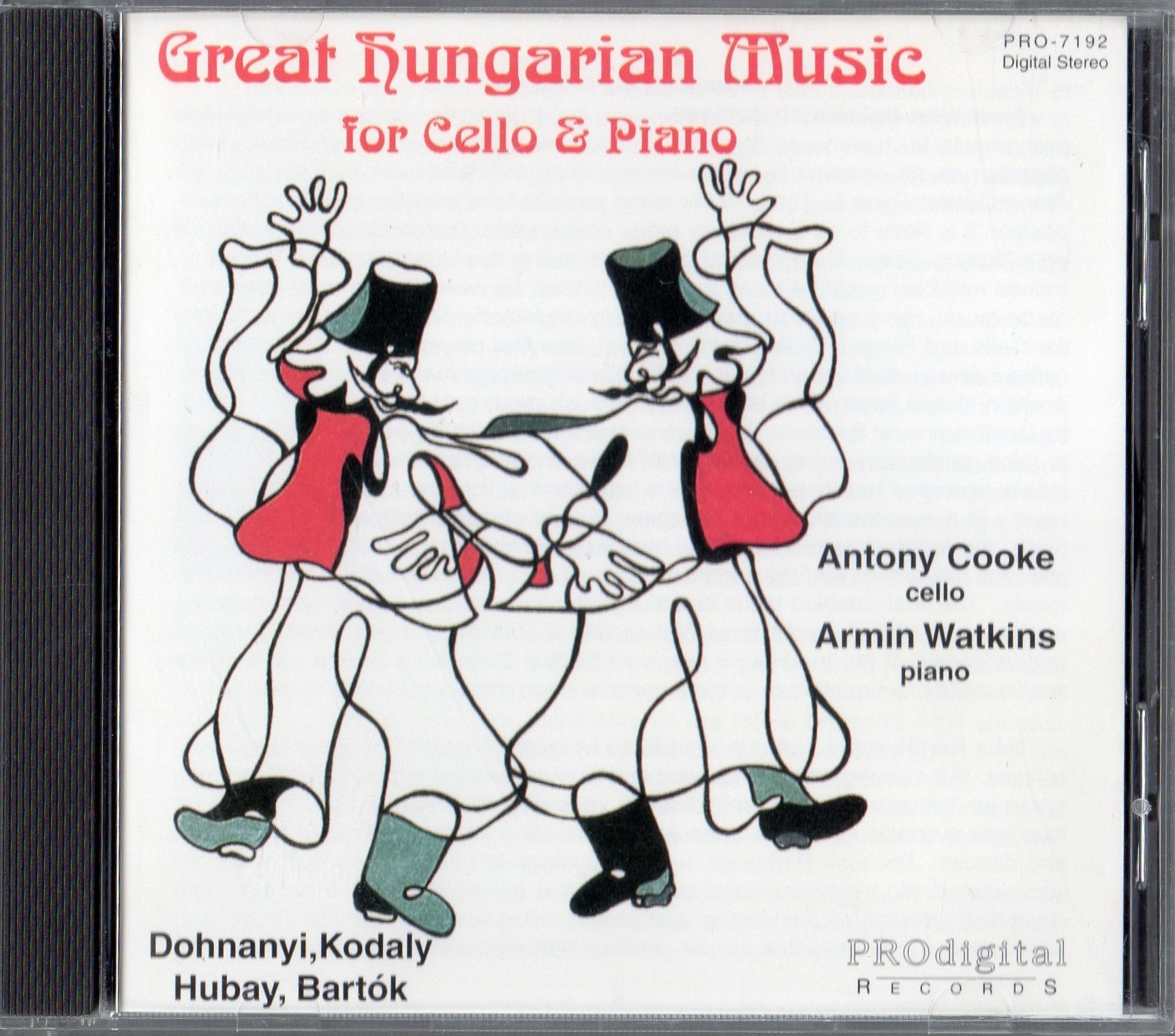 Great Hungarian Music for Cello & Piano Classical