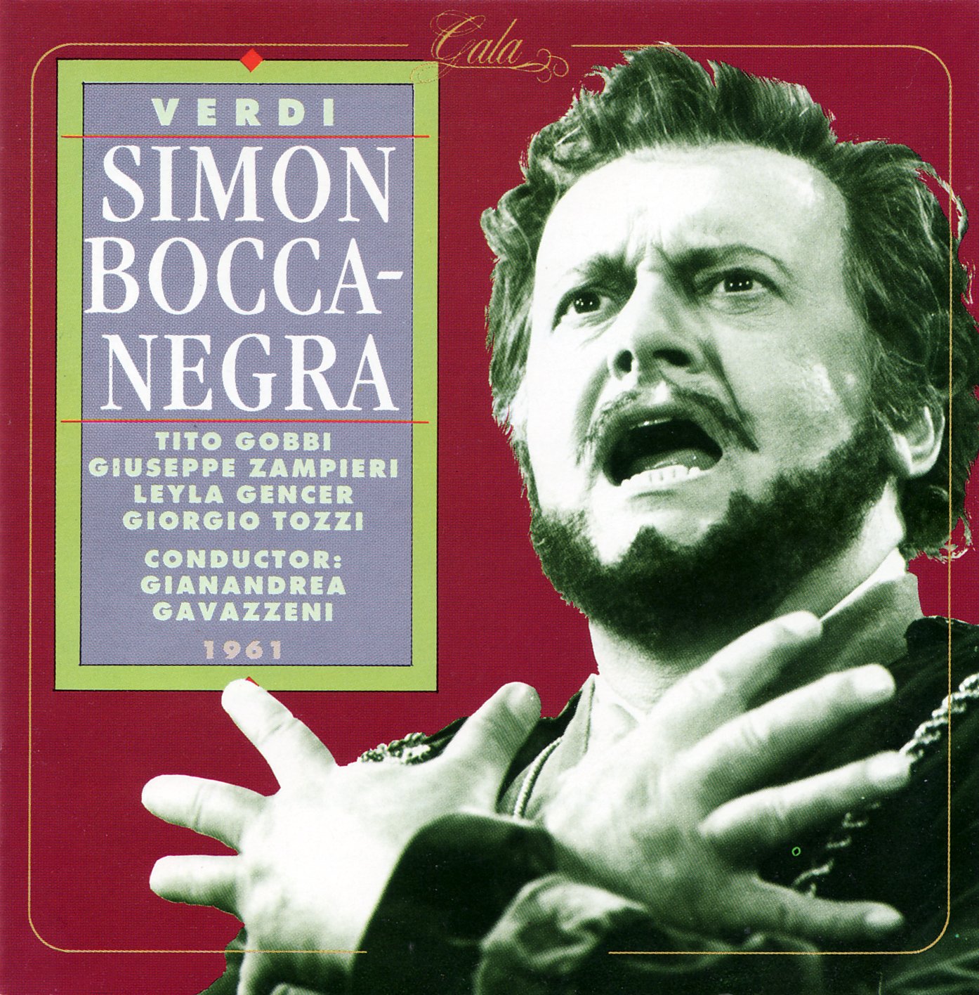 Verdi: Simon Boccanegra (Gobbi, Zampieri, Gencer, Tozzi; Gavazenni: Wiener Philharmoniker, 9 Aug. 1961) Music