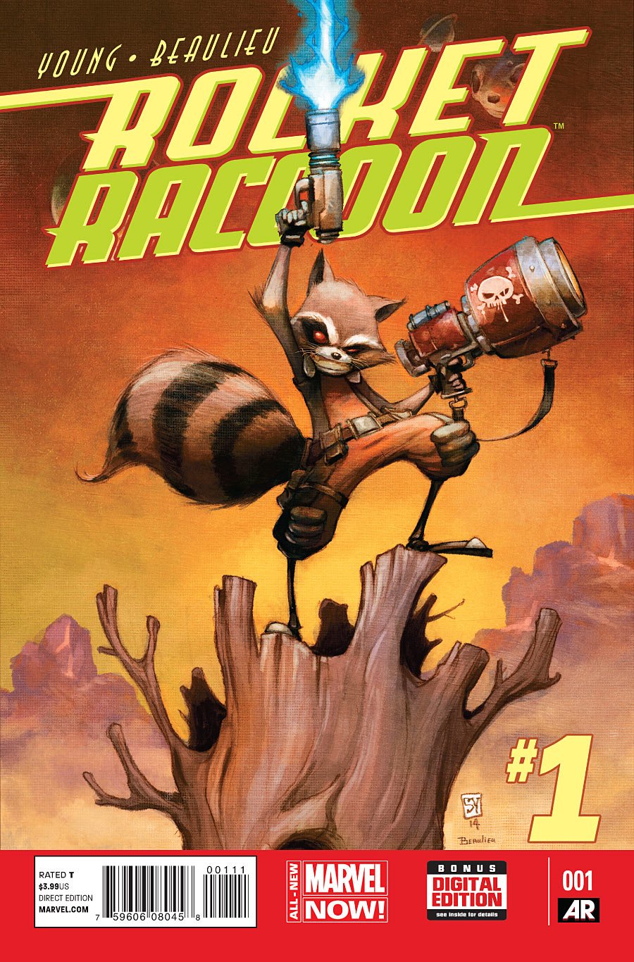 Rocket Raccoon #1 First Issue of the Guardians of the Galaxy Spin-Off Comic book