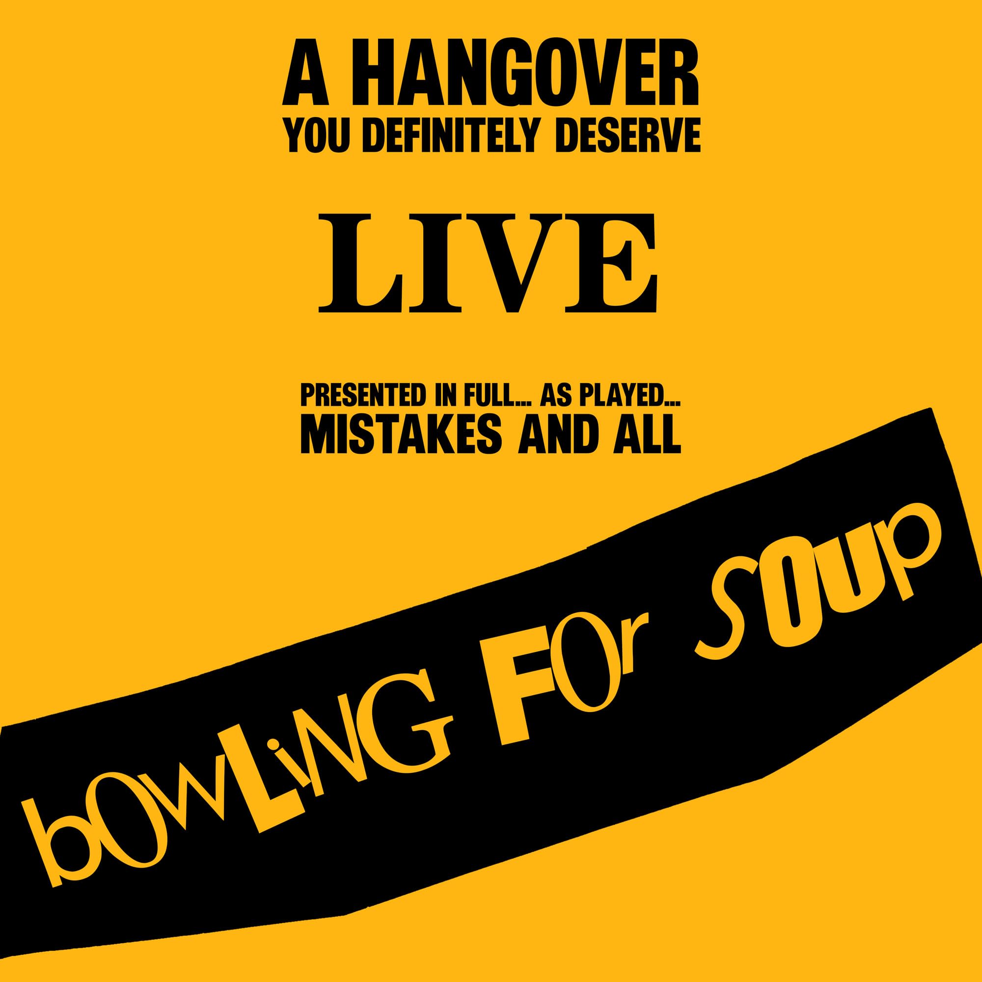 A Hangover You Definitive Deserve / Live cd
