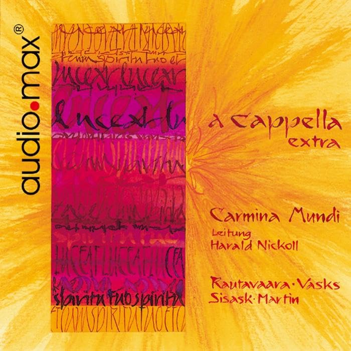 A Cappella Extra Carmina Mundi Harald Nickoll cd