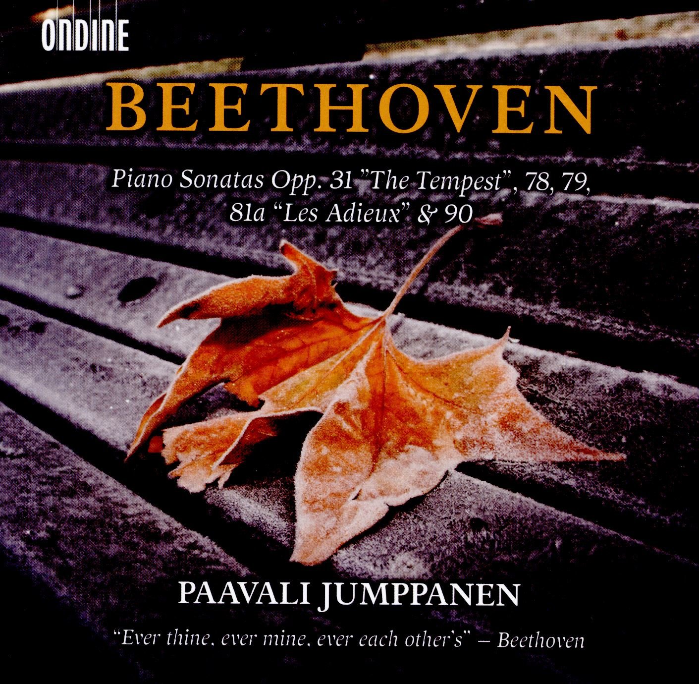 Klaviersonaten opp.31,78,79,81a,90 cd