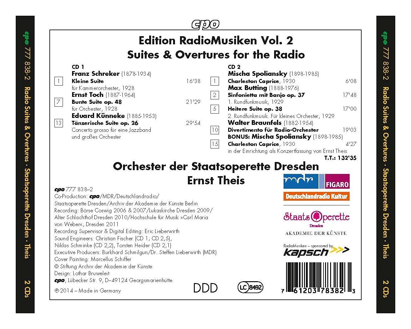 Radio-Suiten und Radio-Ouvertüren / Suites & Overtures for the Radio Classical