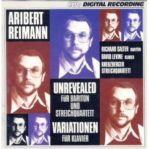 Reimann: Unrevealed für Bariton & Streichquartett Classical