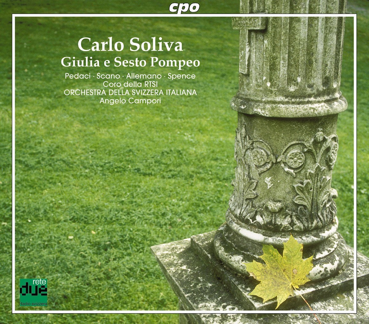 Carlo Soliva: Giulia e Sesto Pompeo (Oper) (Gesamtaufnahme) (2 CD) Classical