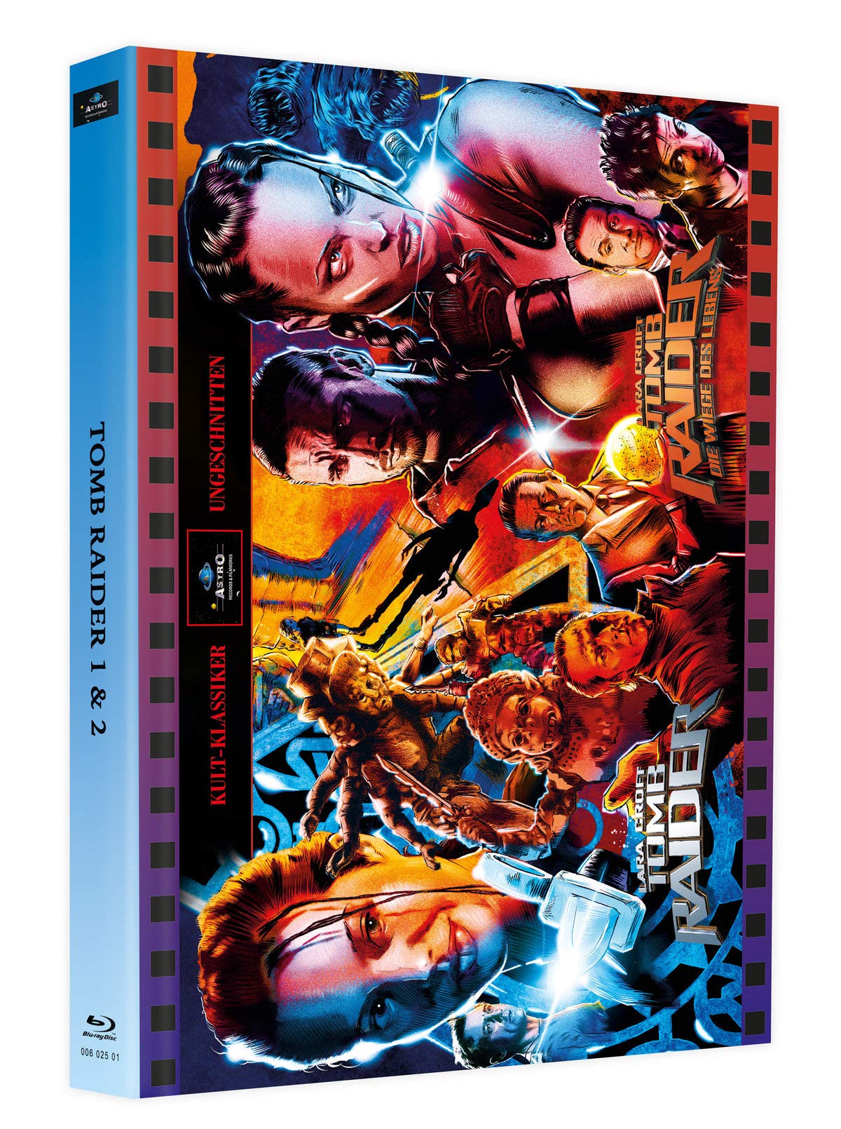 Tomb Raider 1+2 - Mediabook - Cover Astro (+ 2 DVDs) dvd