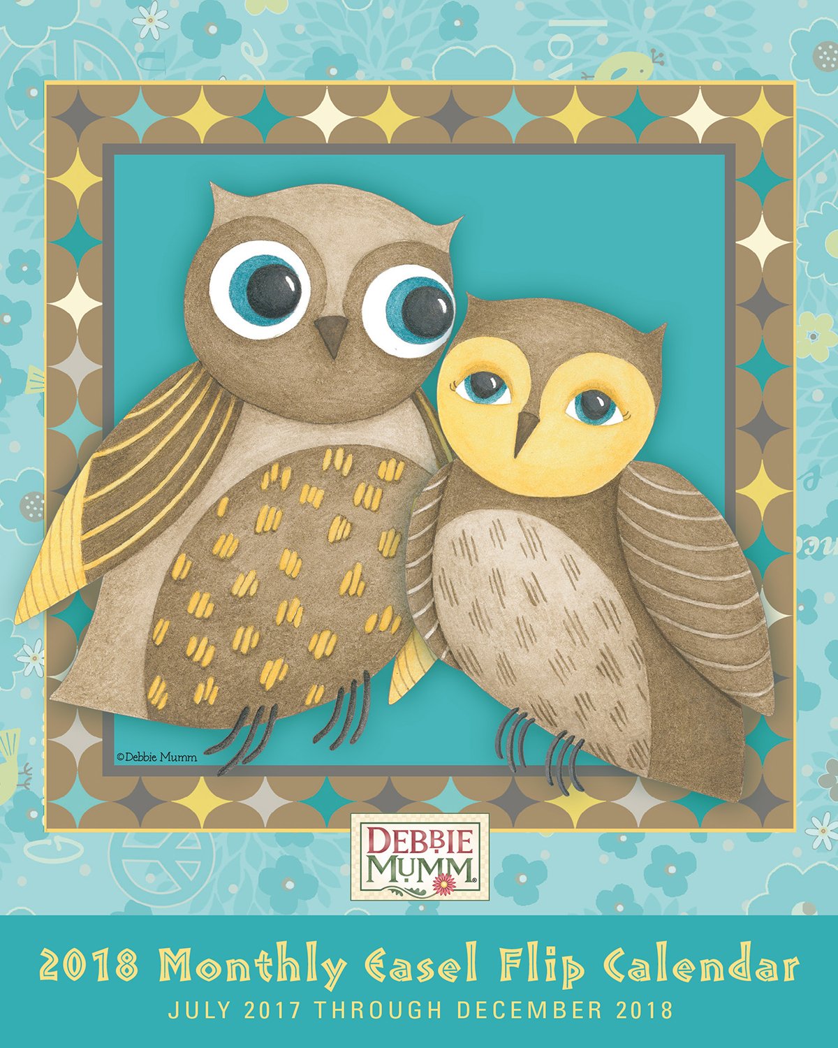 Debbie Mumm 2018 Monthly Flip Easel Calendar book