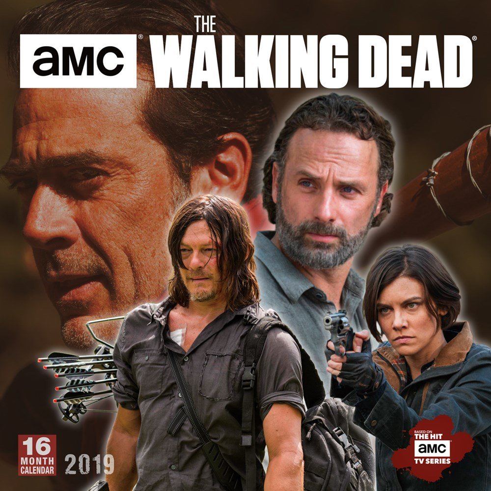 The Walking Dead Amc 2019 Square Wall Calendar Contemporary literature