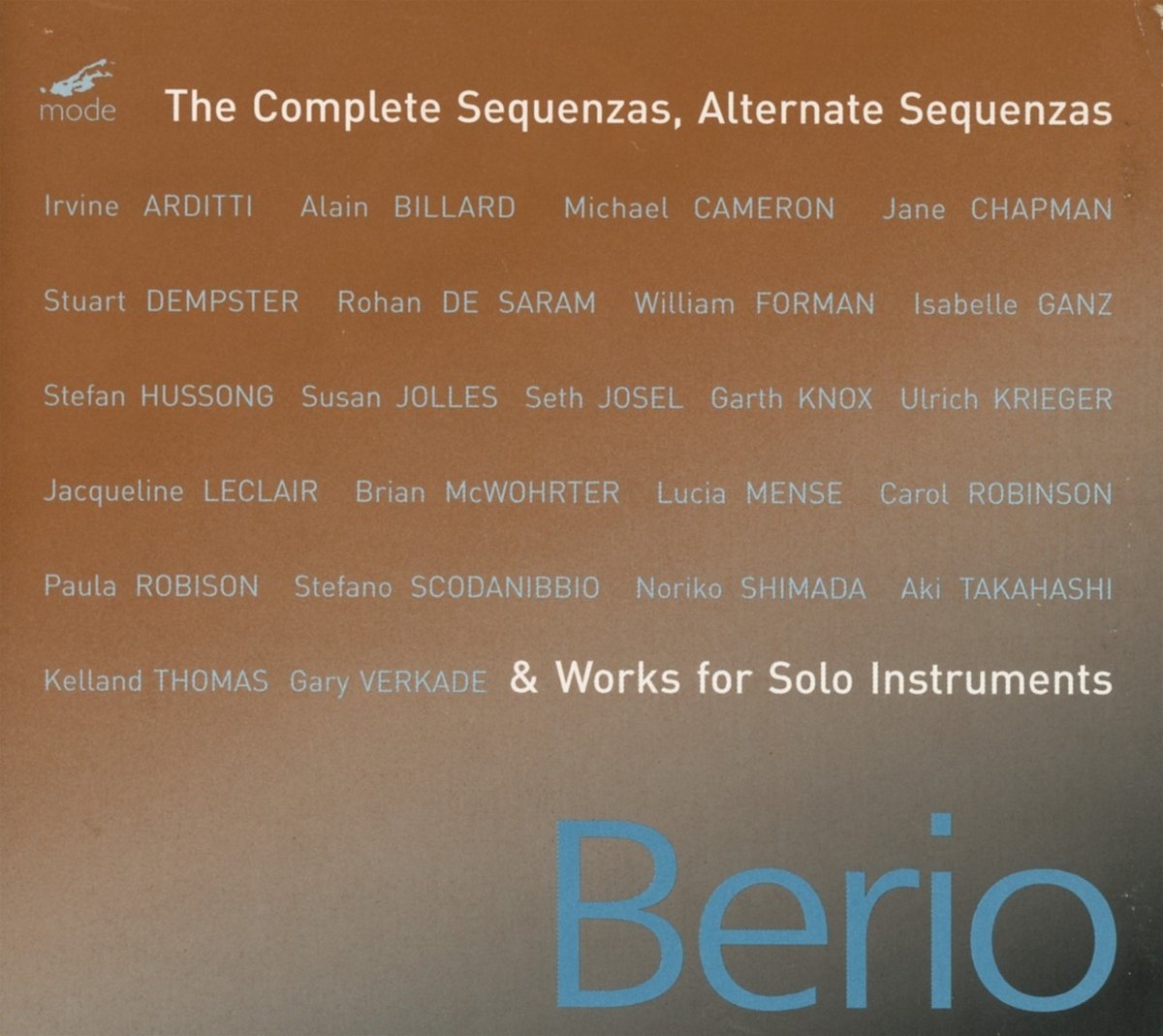 Complete Sequenzas & Works for Solo Instruments Classical