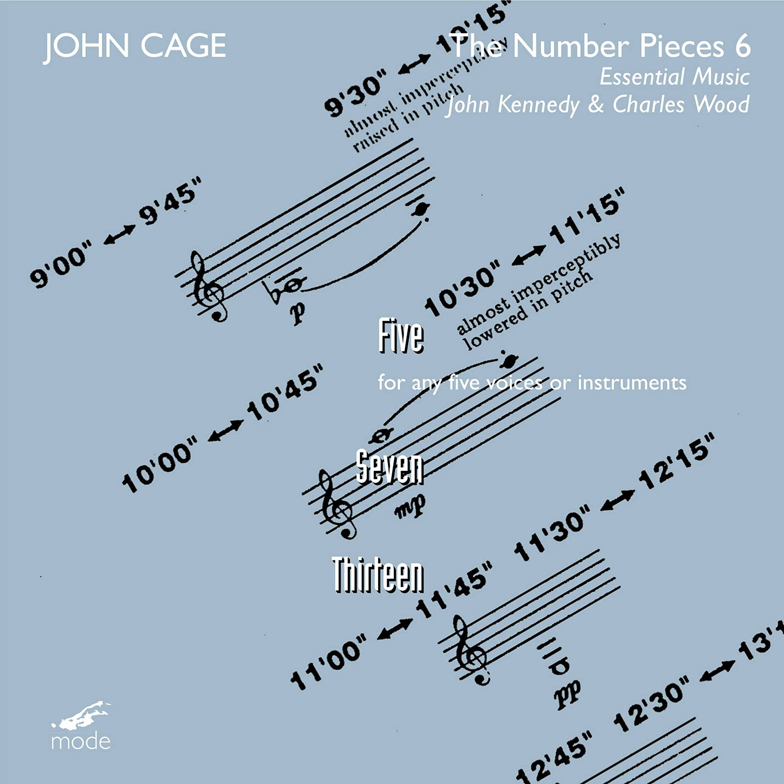 Cage Édition, Vol. 44 : the Number Pieces VI. Essential Music, Kennedy, Wood. cd