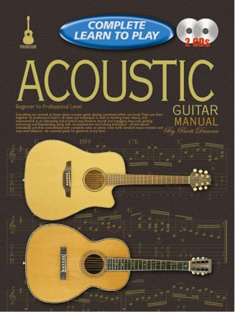 Acoustic Guitar Manual (Progressive Complete Learn to Play Manuals) Arts & Music
