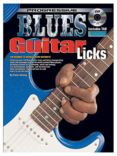 Progressive: Blues Guitar Licks (Book/CD). Für Gitarre Sheet Music