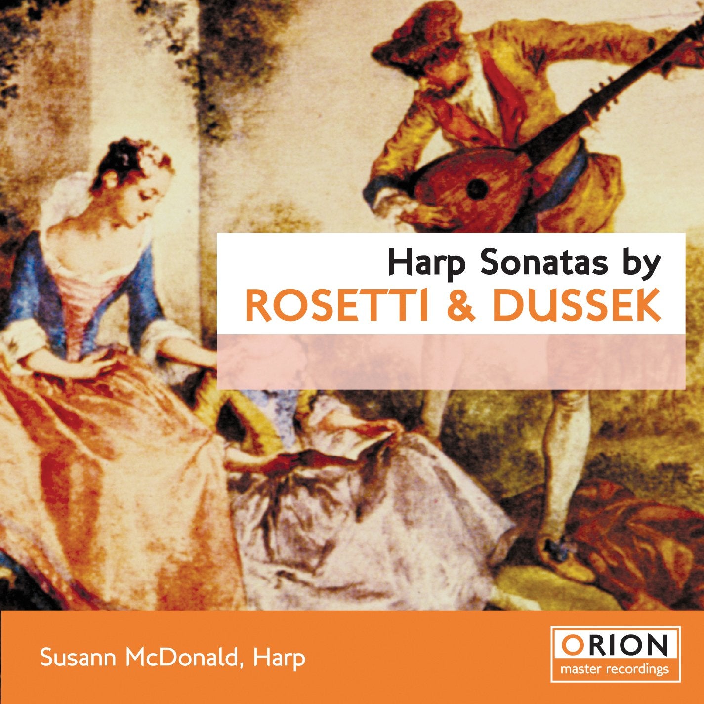 Rosetti, Dussek : Sonates pour harpe. McDonald. cd