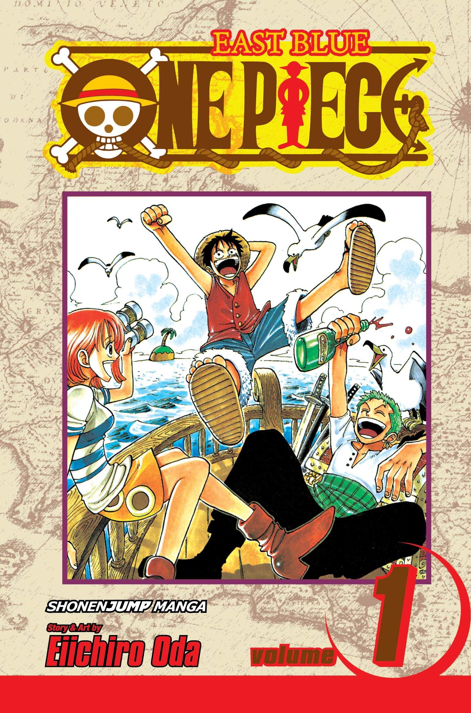 One Piece Volume 1: Romance Dawn (ONE PIECE GN, Band 1) Manga