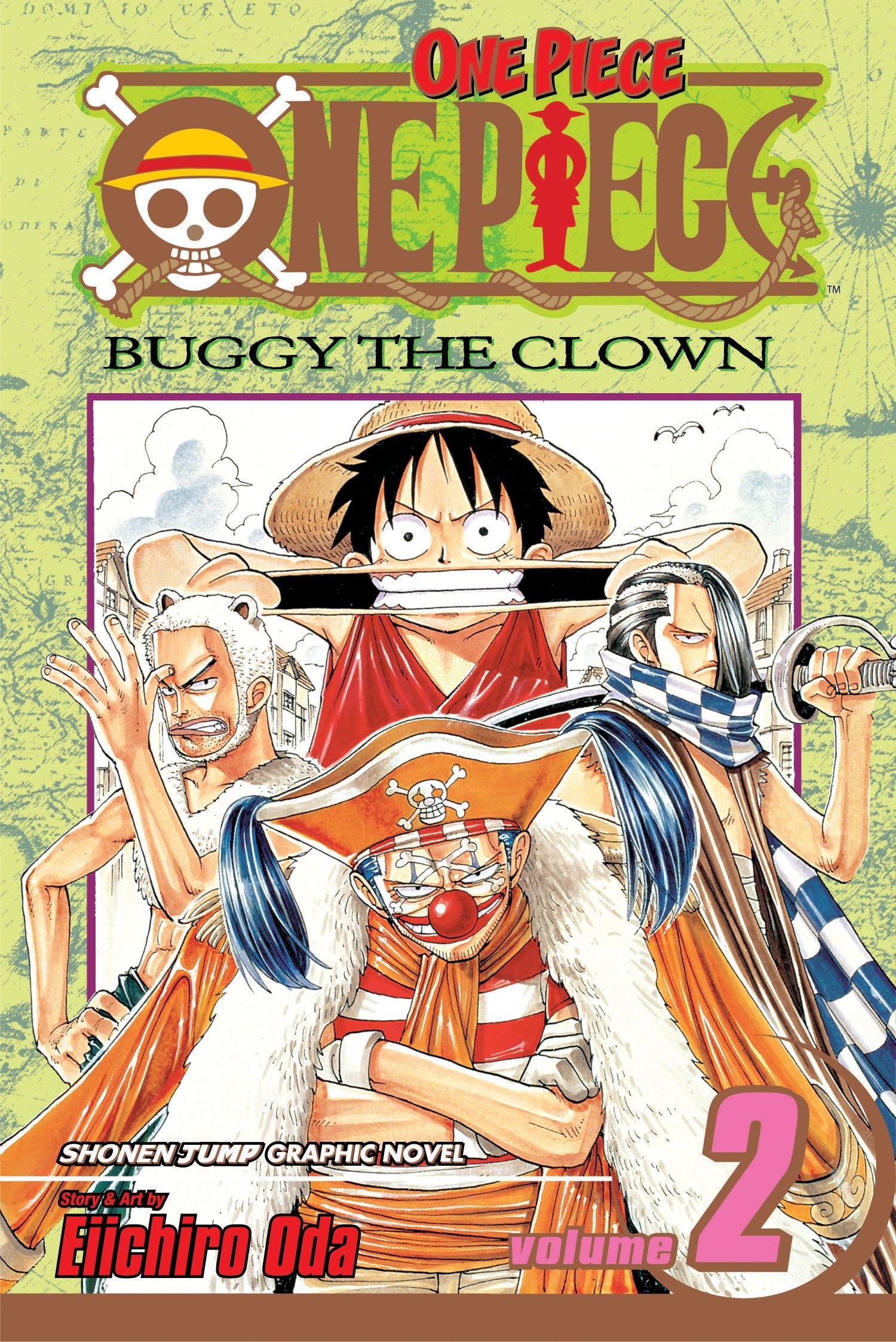 One Piece Volume 2: Buggy the Clown (ONE PIECE GN, Band 2) Manga
