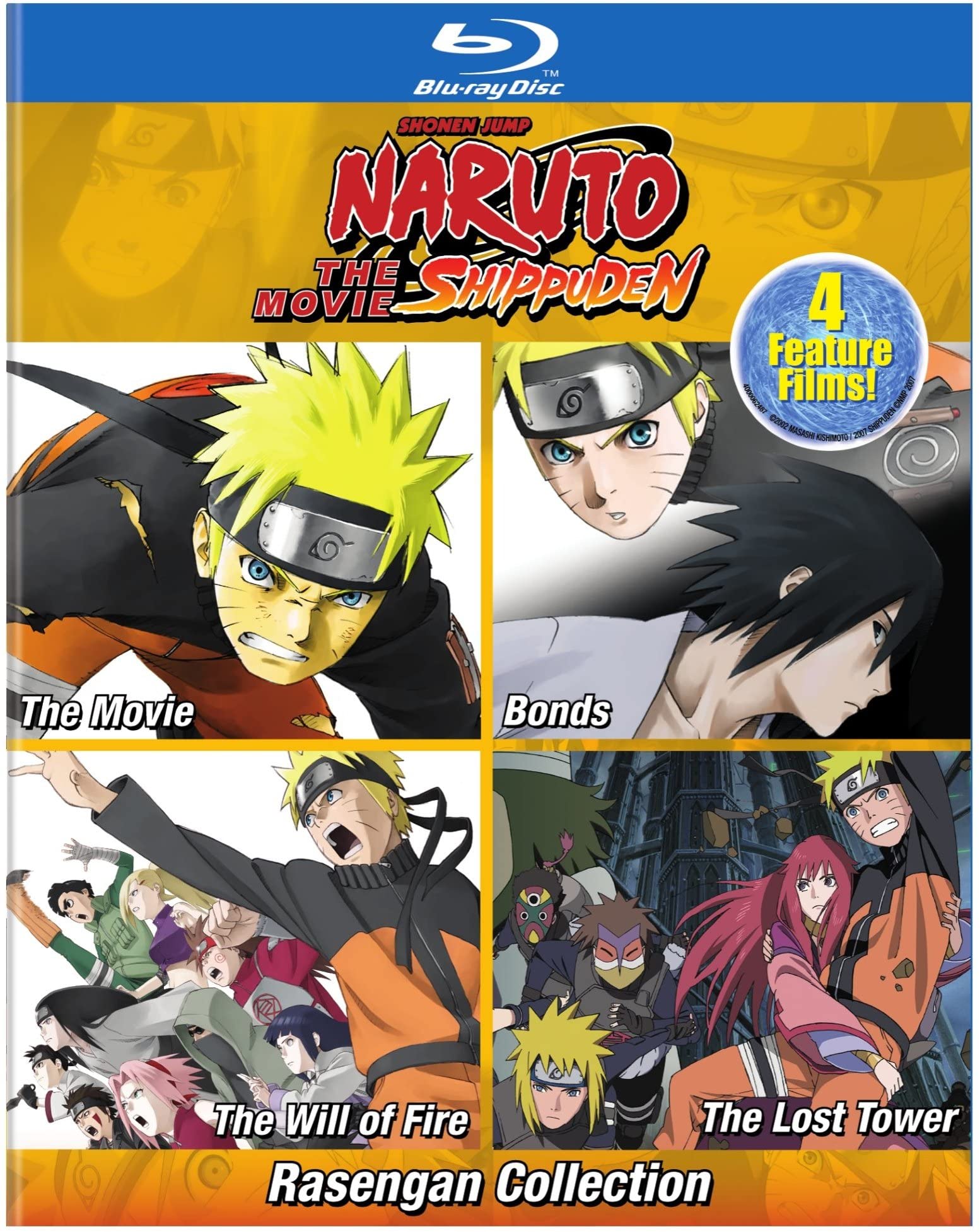 Naruto Shippuden The Movie Rasengan Collection (BD) Films