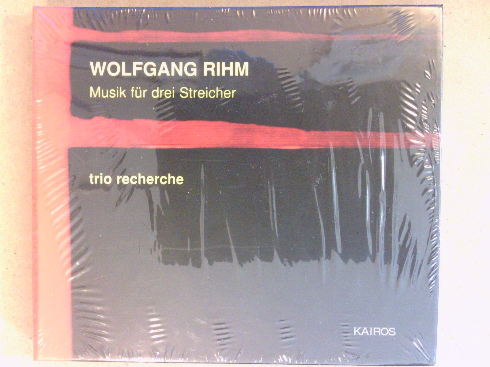Rihm : Musik für drei Streicher cd