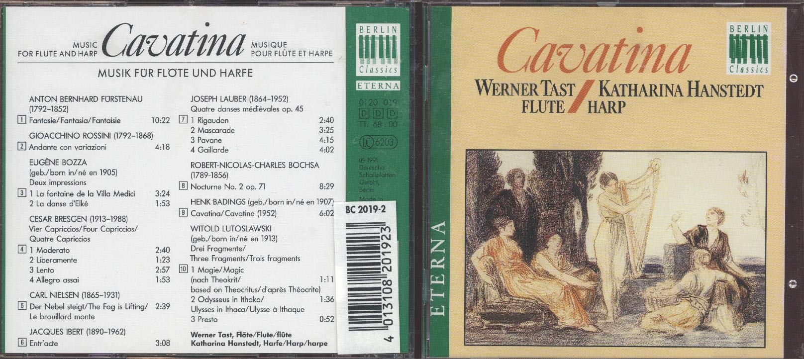 Cavatina (Musik für Flöte und Harfe) Classical