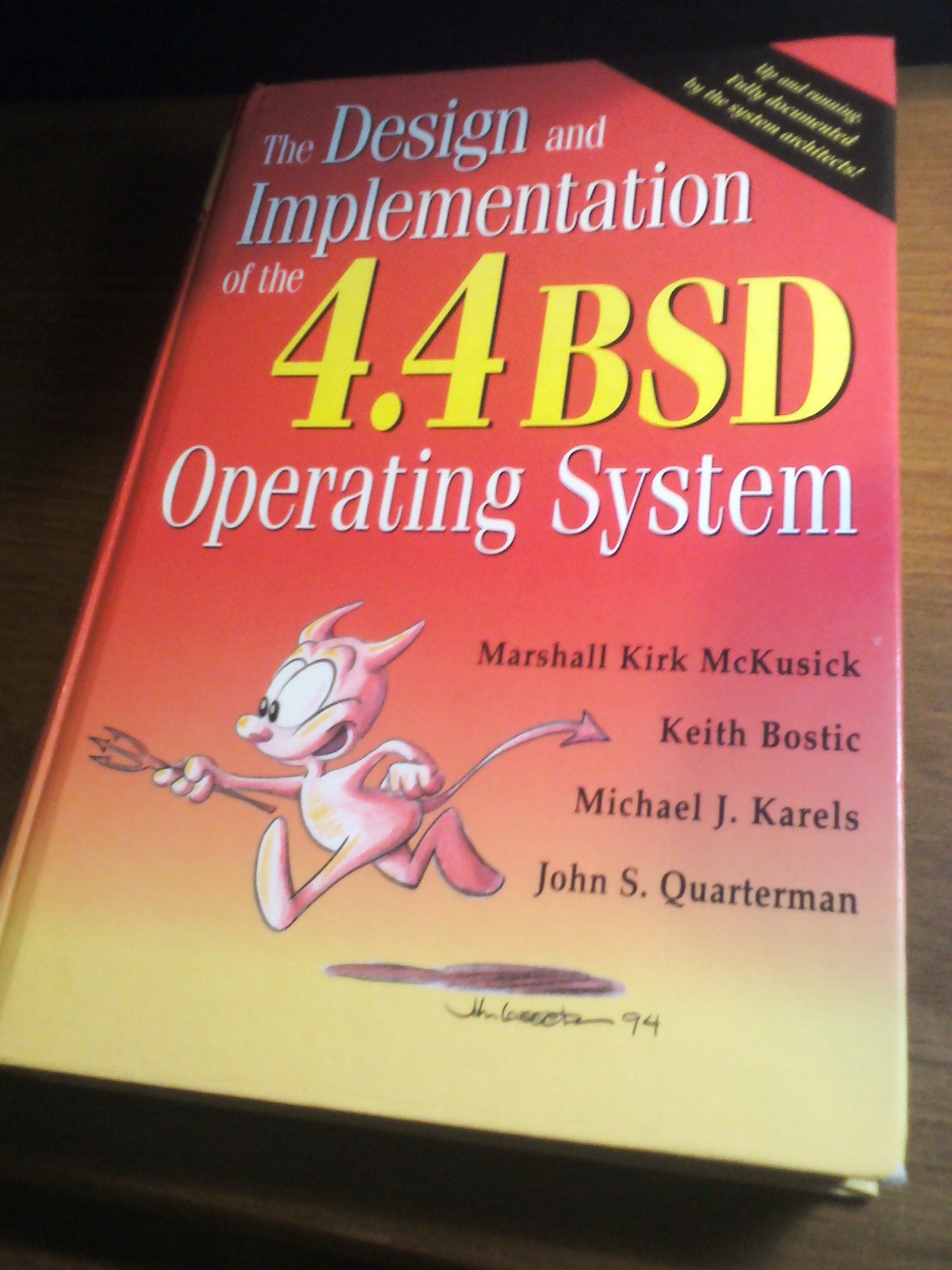 The Design and Implementation of the 4.4 BSD Operating System (Uxix and Open Systems Series.) Computer Science
