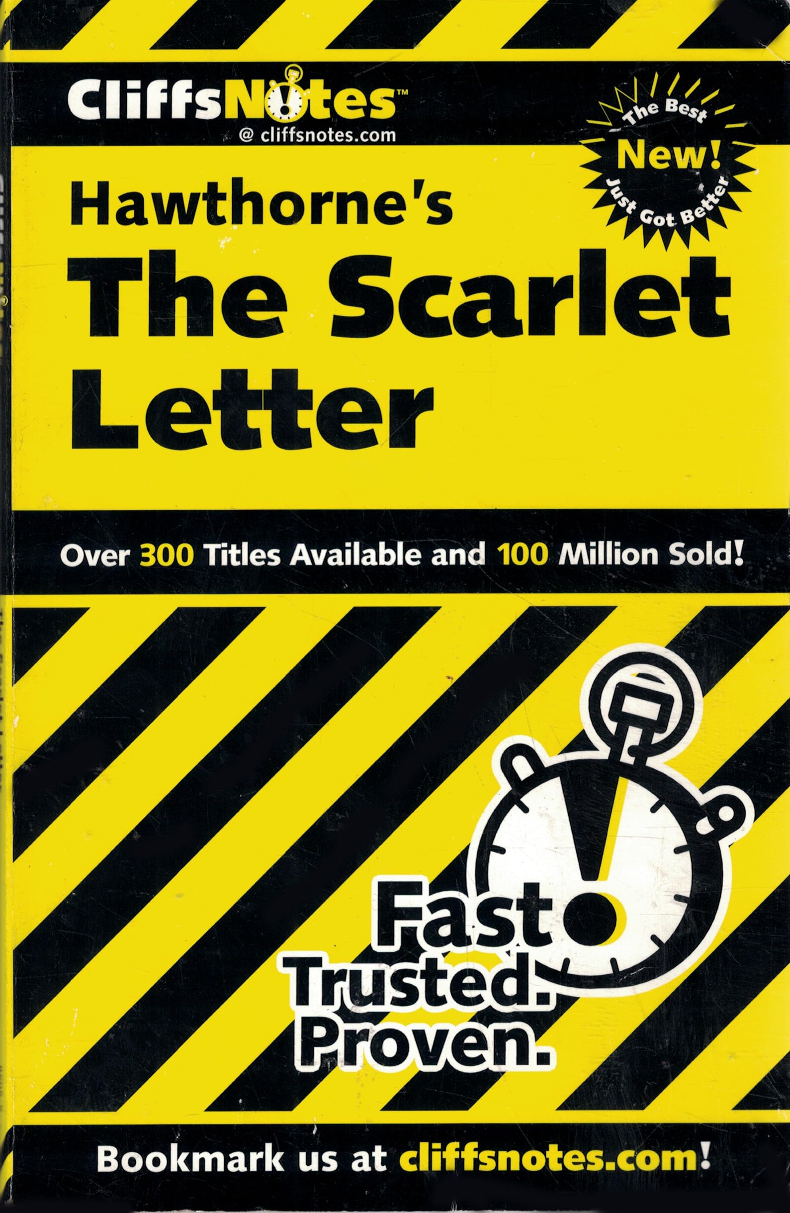 Cliffs Notes on Hawthorne's The Scarlet Letter Contemporary literature