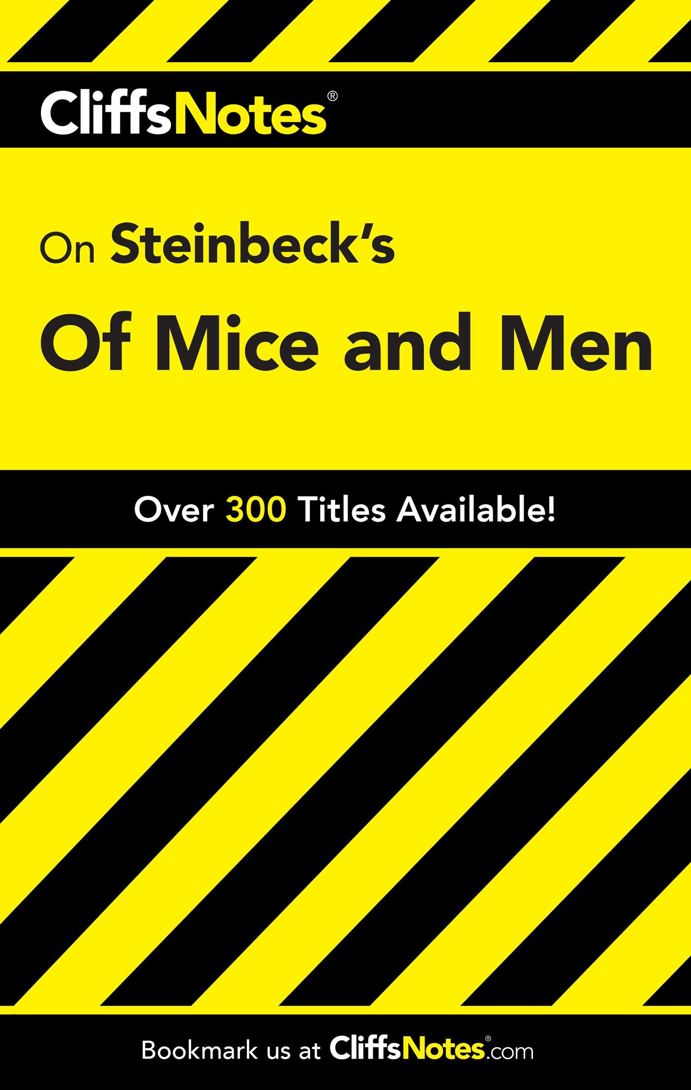 Cliffs Notes on Steinbeck's Of Mice and Men Contemporary literature