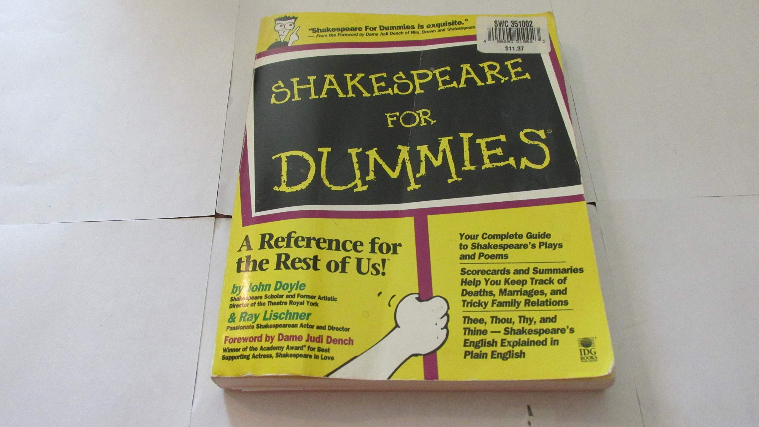 Shakespeare for Dummies (For Dummies Series) Drama