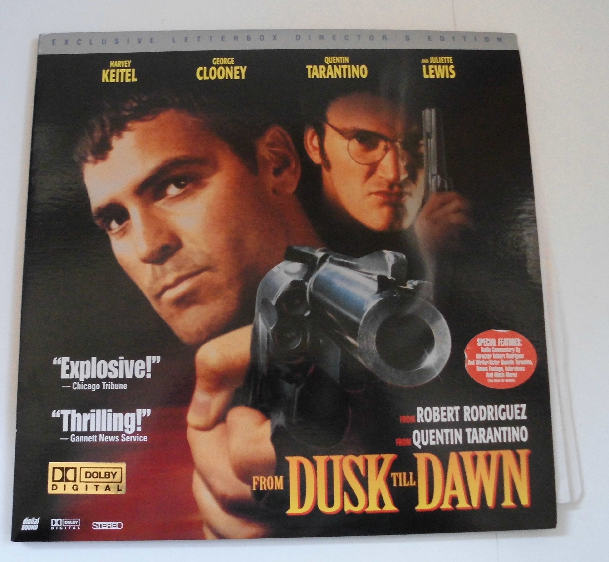 From Dusk till Dawn English Laser Disc Film Exclusive Letterbox Director's Edition Englisch Movies