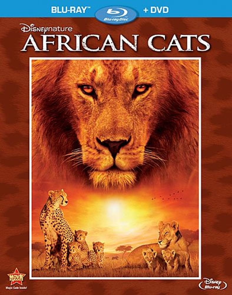 Disneynature: African Cats (Two-Disc Blu-ray / DVD Combo in DVD Packaging) Films