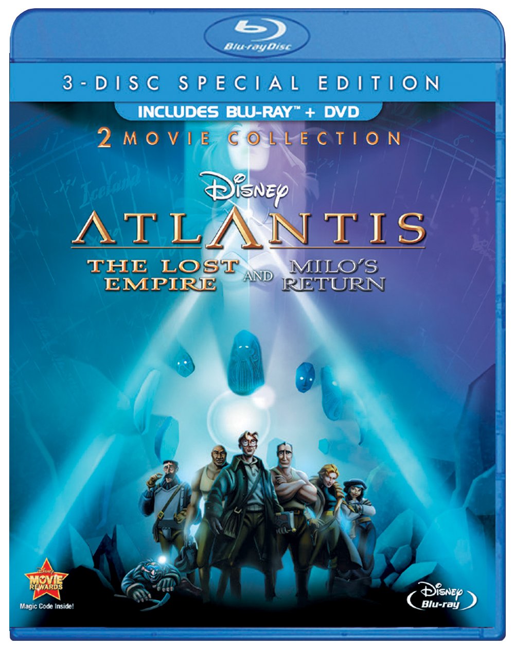 Atlantis: The Lost Empire / Atlantis: Milo's Return: Two-Movie Collection (Three Disc Blu-ray / DVD Combo) Films
