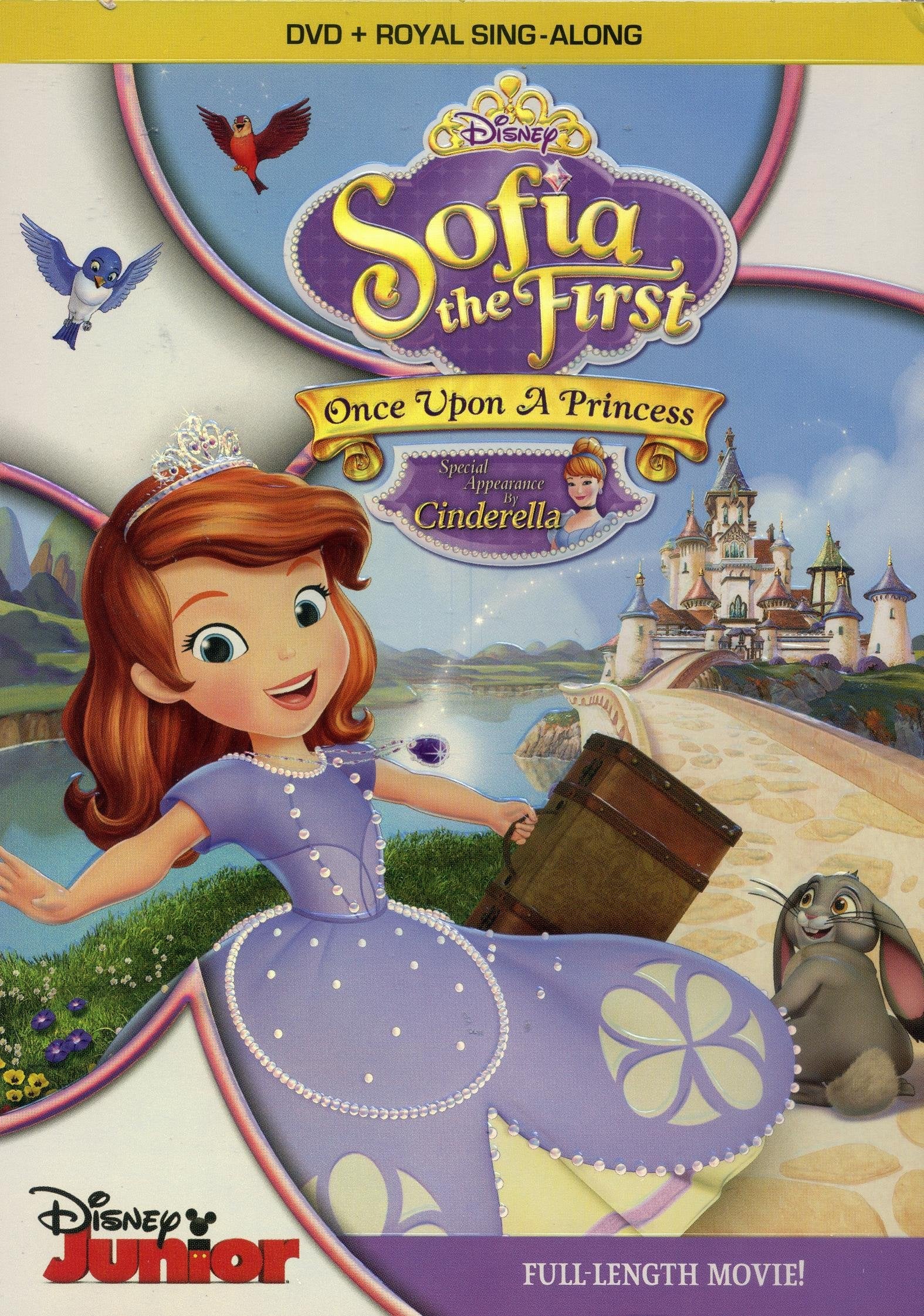 Sofia the First: Once Upon a Princess Dvd + Princess Guidebook / Tiara Making Kit with 2 Bonus Episodes Films