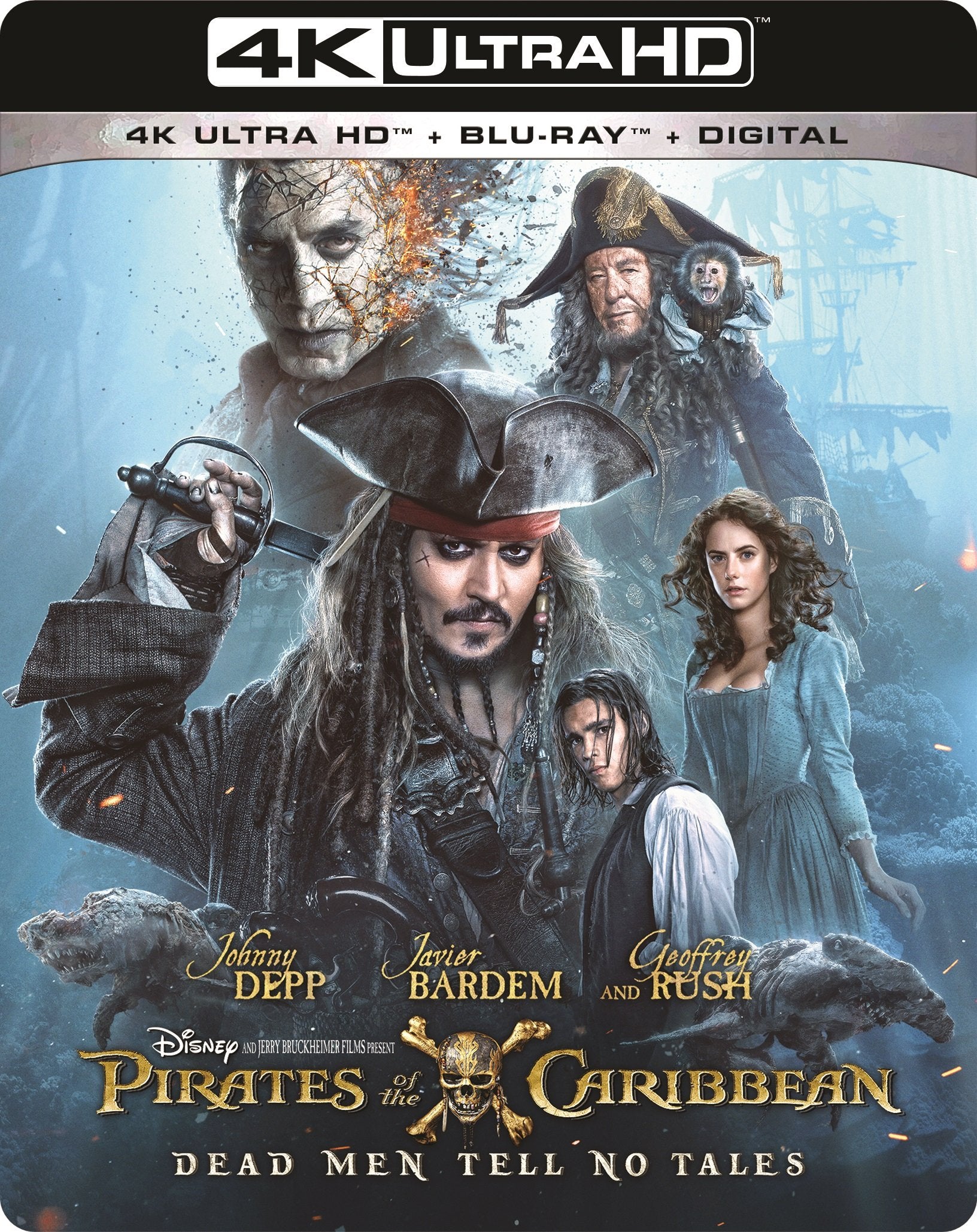 Pirates of the Caribbean: Dead Men Tell No Tales 4K UHD (IMPORT) (Keine deutsche Version) Movies