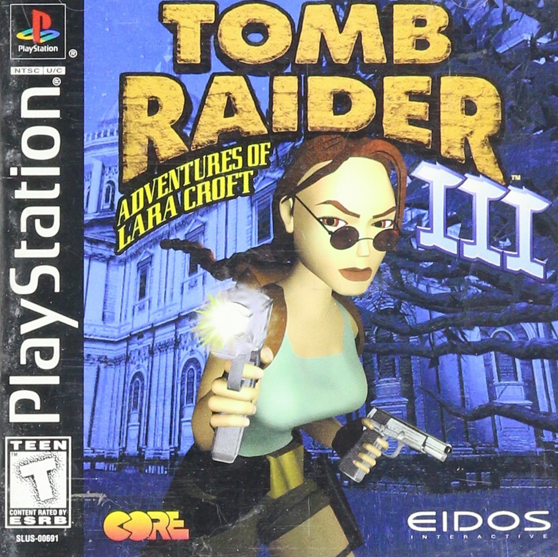 Tomb Raider III adventures of lara croft Greatest Hits - Playstation - US Games