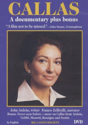 Maria Callas - A Documentary plus Bonus (engl.) Music