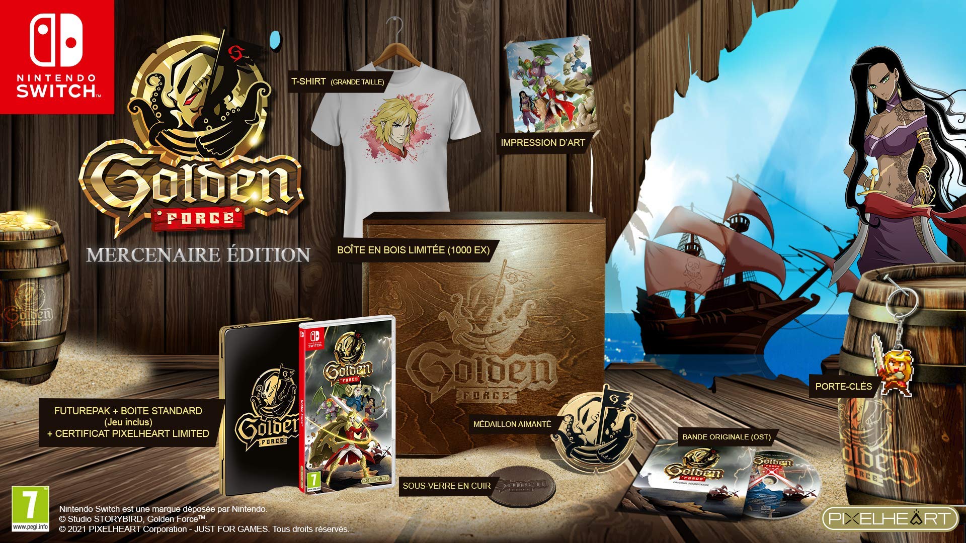 Golden Force Mercenary Edition Collector (Nintendo Switch) Nintendo Switch