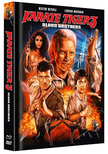 Karate Tiger 3 - Blood Brothers ( Kick Boxer / No Retreat / No Surrender 3 ) - 2-Disc Limited Mediabook Edition ( Cover A ) - limitiert auf 300 Stück Blu-Ray + DVD Movies