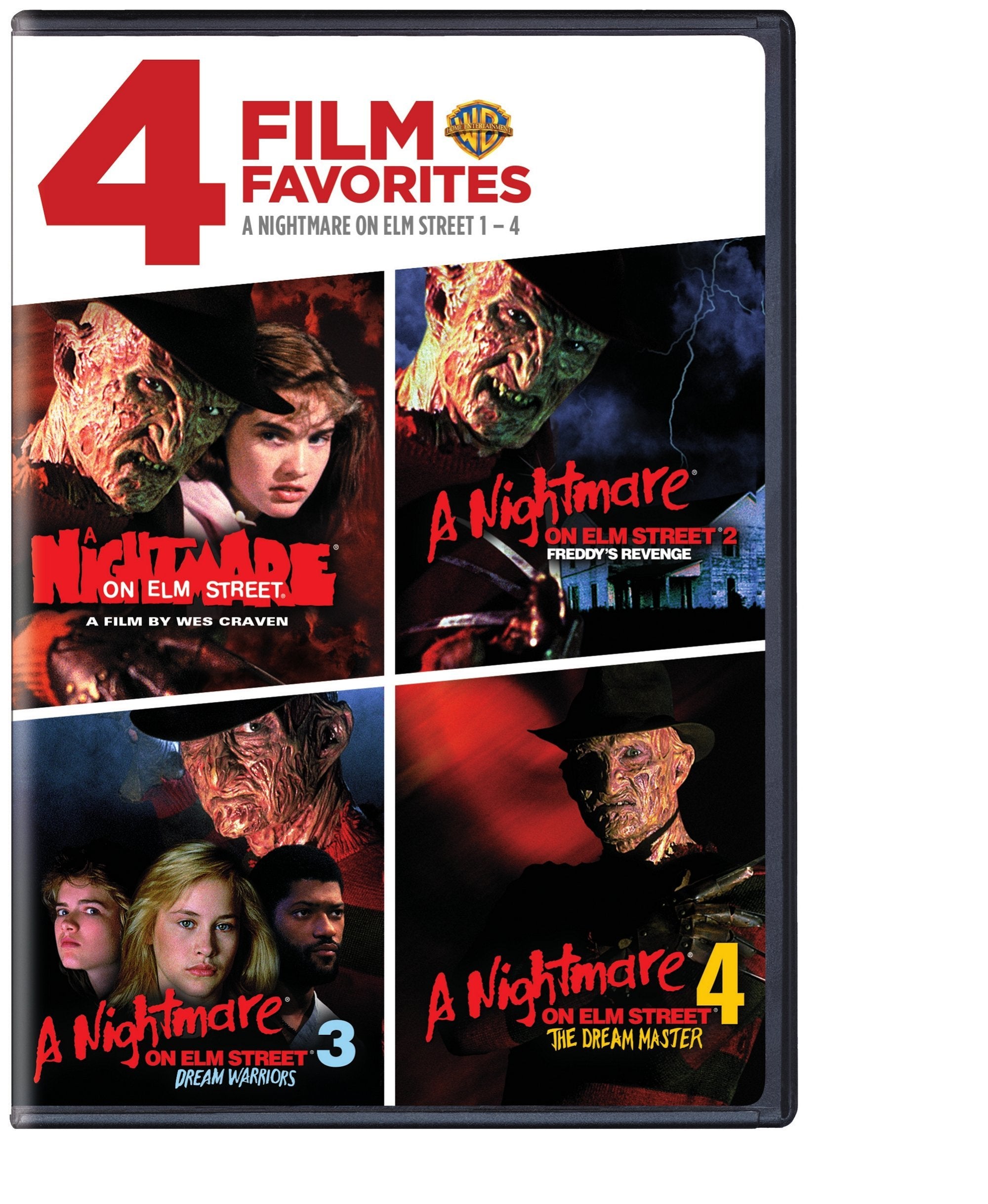 4 Film Favorites: A Nightmare on Elm Street 1-4 dvd