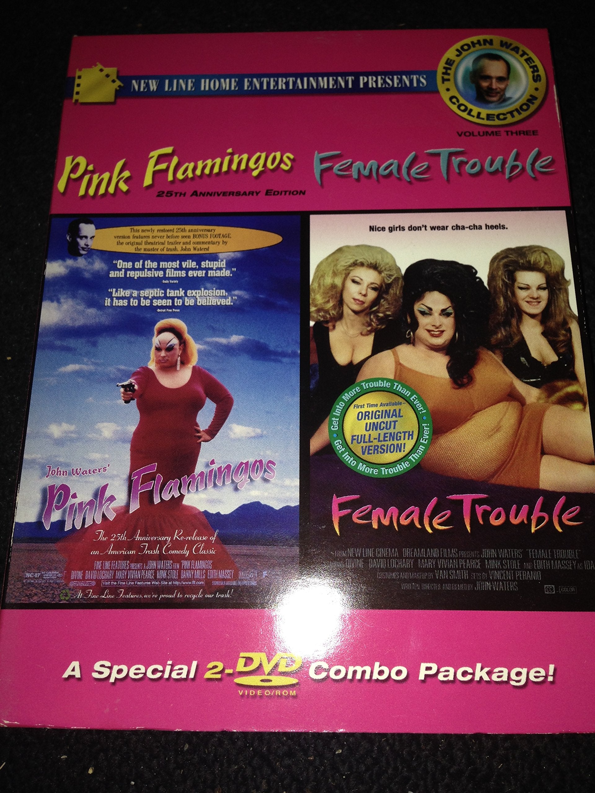 Vol. 3-Pink Flamingos/Female T Films
